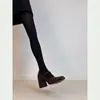 2026 Nueva Moda Francesa Versátil para Mujer Zapatos de Vestir Bajos para Ir al Trabajo de Punta con Correa Única Tacón Grueso Mary Janes