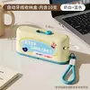 Caja Porta Hilo Dental de Dibujos Animados Estuche de Hilo Dental Portátil de Viaje Pop-up Automático Cordón Herramienta Portátil Reutilizable para Limpiar Entre los Dientes