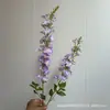 Atacado de fábrica roxo flor de simulação de casamento decoração de casamento fileira de estrada flor flor de seda flor artificial flor artificial de plástico