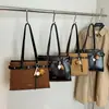 Otoño e Invierno 2025 Estilo Coreano Retro Más Fácil de Combinar Bolso Grande de Hombro Bolso de Mano Texturizado de Gran Capacidad Estilo Universitario Bolso Grande para Viajes