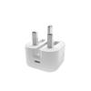 Cabezal de carga rápida británico PD20W/35W para cargador Apple plegable de tres patas con certificación UKCA tipo C.