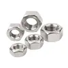 Porca Hexagonal de Aço Inoxidável 304 Parafuso Porca Porca Parafuso Cabeça Hexagonal Externa Tampa de Parafuso M4M5M6M8M10-M18