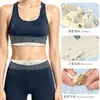Almohadilla abdominal cuadrada floral pequeña para uso en todas las estaciones, absorbente de sudor, para deportes y fitness, almohadilla antisudor, antihumedad, antifricción