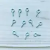 Tornillos de Ojo de Oveja Pintados de Colores de 8/10 mm, Ganchos de Tornillo Redondos, Colgantes de Muñeca de Cuentas Hechos a Mano, Tornillos de Cuerno de Oveja