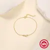 Prata de lei S925 ciclo infinito 8-caractere lucky love diamante pulseira de temperamento Europa e Estados Unidos venda quente transfronteiriça joia versátil