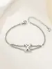 Nuevo Anillo de Acero Inoxidable al por Mayor Transfronterizo 26 Letras Inglesas Anillo de Doble Capa Pulsera Chapada en Oro