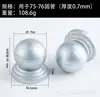 Tampão quadrado para poste de tubo de ferro forjado Tampa de bola base para tubo redondo de cerca Decoração de poste de cerca com tampa esférica