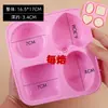 Estilo Fresco e Simples Folha de Tartaruga Oval Quadrado Grande Sabonete Artesanal Molde de Silicone Molde Antiaderente para Sabão Frio e Sabão com Óleo Essencial