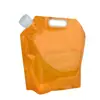 Bolsa de agua plegable portátil de gran capacidad de 5L para deportes al aire libre, viajes, camping y montañismo.