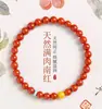 Pulseira Nanhong com Múltiplos Círculos para Mulheres, Contas de Jade Natural de Alta Qualidade, Pulseira de Ágata Vermelha, Coral e Pequenas Contas de Arroz