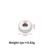 Cuentas Cilíndricas de Acero Inoxidable con Agujero Pasante Cuentas Espaciadoras Rectas Accesorios para Pulseras Collares DIY Cuentas Sueltas Accesorios de Joyería