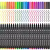 Pluma para Pintar Tela DIY Pluma Creativa para Pintar a Mano Tela 24 Colores Pintura Textil Pluma para Tela Zapato Marcador