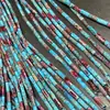 Opcional multicolor 4x13mm cilíndrico pedra semipreciosa tubo cilíndrico Jaspe Impressão