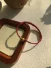Pulsera de Madera de Durazno y Cinabrio del Monte Putuo con Hilo Rojo, Cuerda Tejida para Niños y Bebés, Tobillera y Pulsera Amuleto Anti-Susto para Bebés