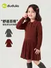 Estilo AcademiaFalda para Niña Dudu Home Ropa de Otoño Vestido para Niña Estilo Otoño Ropa para Bebé Niña Ropa Infantil Ropa Retro Moderna