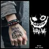 Tatuagem Adesivo Clown Sombrio Grimace Smiley Face Estilo Ins Herbal Transfronteiriça Impermeável Duradoura Braço Pescoço Tatuagem Artificial