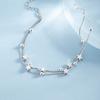 Pulsera de Plata de Ley 925 con Estrellas para Mujer Diseño de Nicho Lujo Ligero Pulsera de Lluvia de Meteoros Estilo Ins Pulsera Gestat para Novia