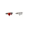 Amor alas circón de diamante labio uña hueso de la oreja uña chica popular nicho transfronterizo europeo y americano perforación accesorios de Yiwu joyería