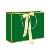 Bolsas de Papel con Moño de Regalo en Stock para Comercio Exterior y Compras Transfronterizas, Personalizables con Impresión de Logo, Envío Gratis