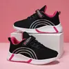 Zapatos de Punto Volador de Caña Baja para Niños de Primavera y Otoño, Zapatos Deportivos Ligeros y Transpirables, Zapatos de Malla para Niñas de Primavera, Zapatos Casuales para Correr