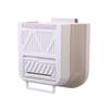 Cubo de Basura Plegable para Cocina Montado en Pared para Uso Doméstico, Adecuado para Puertas de Gabinete, Contenedor de Almacenamiento para Residuos de Cocina, Cesta para Papel Higiénico de Baño