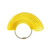 Varilla medidora de anillos de plástico HKUS 1-33, herramienta de detección de tamaño de dedo con código Harbour para anillos de medición de anillos Harbour