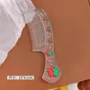 Peine para el Cabello con Estampado de Frutas de Dibujos Animados Desenredante Portátil Peine Pequeño Lindo Estilo Ins Femenino Peine para el Cabello