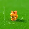 Micro-paisaje Gatitos Lindos Blanco y Negro Zorros Animales Pequeños Serie Jardinería Paisajismo DIY Accesorios Decorativos Pequeños Adornos