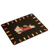 Alfombrilla de escritorio para cachorros con borde de color dopamina, alfombrilla impermeable de tierra de diatomeas de secado rápido, alfombrilla para escurrir platos en encimera de cocina