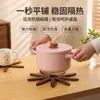 Pad Aislante Térmico de Color Nogal de Alta Gama, Árbol Único, Antiescaldado, Mesa de Comedor para el Hogar, Mantel Creativo, Manteles Decorativos, Posavasos Resistente a Altas Temperaturas