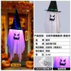 Decoración de Halloween Lámpara Fantasma Colgante Linterna Calabaza Colgante Luminoso Casa Embrujada Fiesta Evento Ambiente Escena Diseño Lámpara