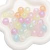 Cuentas Acrílicas Estilo Japonés Perlescentes de Sirena con Agujero para Ensartar, Materiales para Pulsera Hecha a Mano DIY