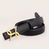 Cinto feminino de couro genuíno novo simples versátil decoração com fecho de pressão para terno jeans fábrica de cintos em estoque