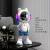 Adorno de Decoración de Astronauta Altavoz Bluetooth Escritorio Oficina Mueble de TV Gabinete de Vino Entrada Resina de Alta Calidad