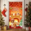 Temu Tela de Fondo Temática Navideña Más Vendida Cortina de Puerta Festiva de Venta Caliente Transfronteriza Tela Colgante Decoración del Hogar Tela de Escena