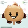 Globos de papel de aluminio con cabeza de animal linda estilo caricatura, nuevos, transfronterizos, decoraciones y suministros para fiestas de cumpleaños de niños y bebés