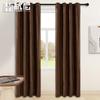Tela para Cortina Blackout de Color Sólido Transfronteriza, Cortinas de Terciopelo Gruesas y de Alto Peso, Cortinas Acabadas de Lujo Accesible Americano