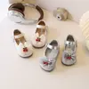 Zapatos de Cuero Personalizados para Niñas, Modernos Zapatos de Cuero Coreanos con Tachuelas, Elegantes Zapatos de Cuero Suave para Desempeño Estudiantil