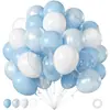 Conjunto transfronteiriço de 0 peças de balões metálicos de látex com lantejoulas flutuando no ar com hélio para decoração de aniversário e eventos de festa