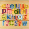 Suministro de fábrica letras pinyin pegatinas magnéticas para refrigerador pegatinas de madera de dibujos animados para refrigerador moda coreana imanes lindos para refrigerador
