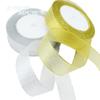 Cebolla Brillante Cebolla Plateada 2.5cm Cinta Caja de Regalo Empaque Lazo Flor de Cinta Cinta de Navidad Fábrica en stock