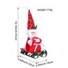 Adornos de ventana con trineo de Papá Noel transfronterizo, bolsa de regalo de Navidad, muñeco de escritorio, adornos de muñecas para niños