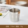 Coreano-estilo 304 aço inoxidável dupla camada anti-queda copo de água churrasco restaurante copo de cerveja copo de chá copo de bebida copo pequeno dourado
