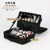 Bolsa de Maquiagem de Tecido Oxford PU, Estojo de Maquiagem, Bolsa de Armazenamento de Maquiagem para Viagem, Caixa Organizadora Multicamadas, Organizador de Cosméticos Portátil