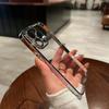Funda Transparente Galvanizada Adecuada para iPhone 15 Pro Max Funda para Teléfono Apple 14 Película de Espejo Incorporada 13 Cubierta Protectora de Sentido Avanzado