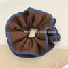 Scrunchie de Tecido Sedoso com Borda Enrolada Simples Estilo Coreano para Mulheres, Elástico de Cabelo Que Não Danifica o Cabelo, Faixa Elástica Versátil para Cabelo