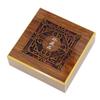 Joyero de madera con cuentas para pulseras, collares, anillos y asas, caja de regalo.