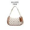 Bolsas para Mujer 2026 Nueva Bolsa de Axila Moda Estampada Bolsa de Luna Bolso Tote Retro Bolso Versátil Vintage Bolso de Hombro