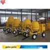 Betoneira a Diesel 10HP Obra de Construção Tanque de Mistura de Concreto 350L Misturador Móvel 2 Rodas 4 Rodas