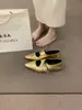 Zapatos Mary Jane Brogue Británicos Repujados 2026 Verano Hebilla Metálica Correa Única Cuña Invisible Planos Versátiles